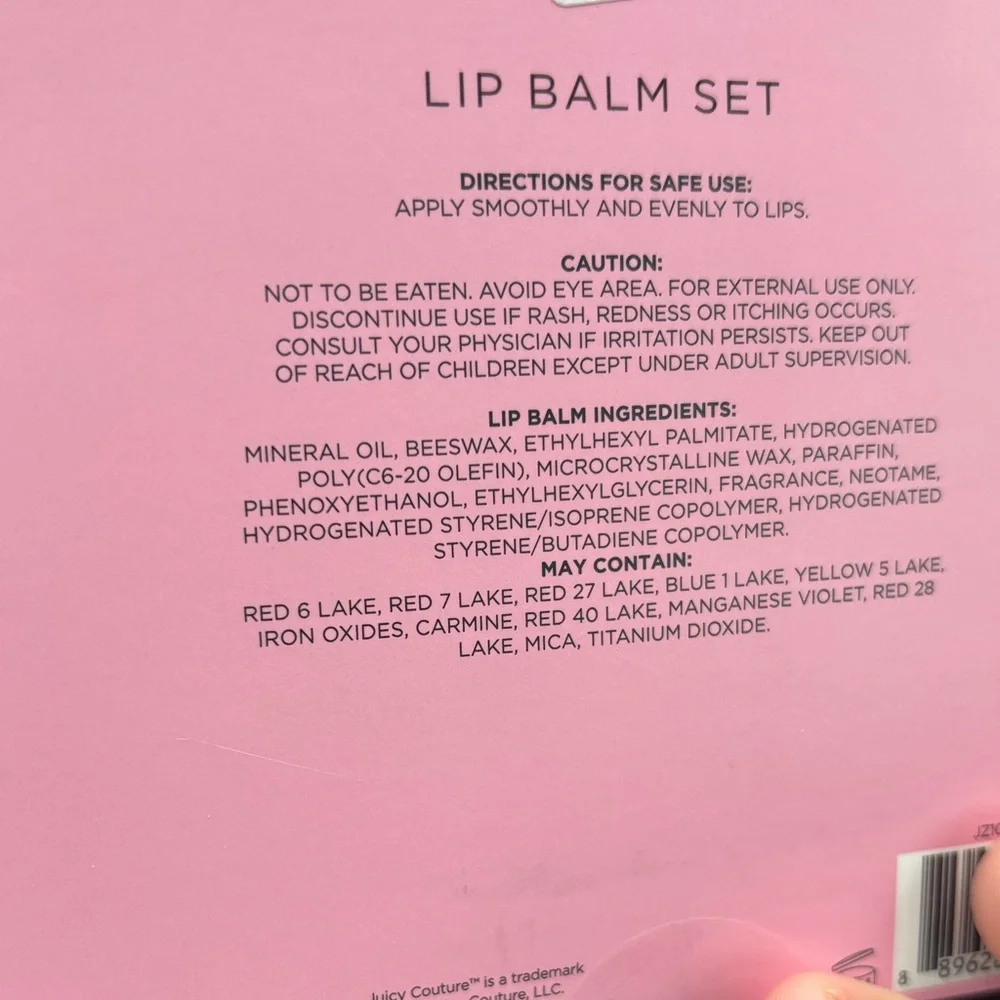 Juicy Couture Lip Balm Collection - Pink, Black, Cream - Picture 2 of 3